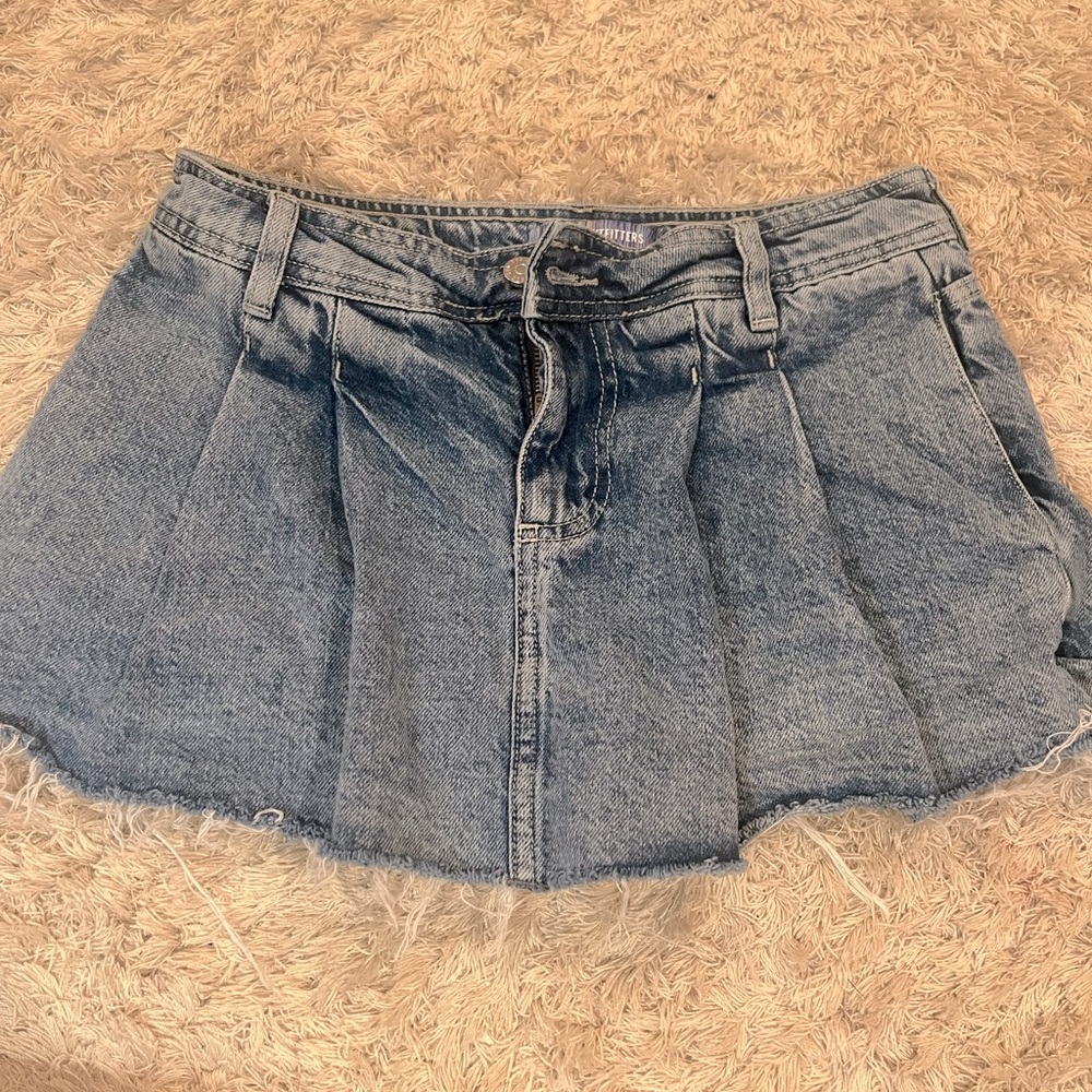 urban jean skort